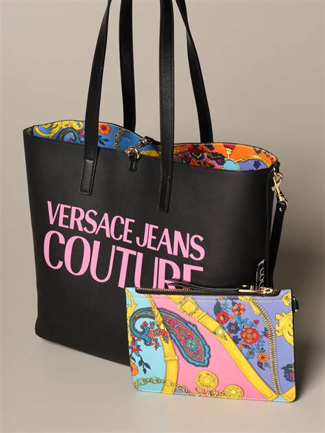 Borse a mano Versace Jeans Couture blu per Donna